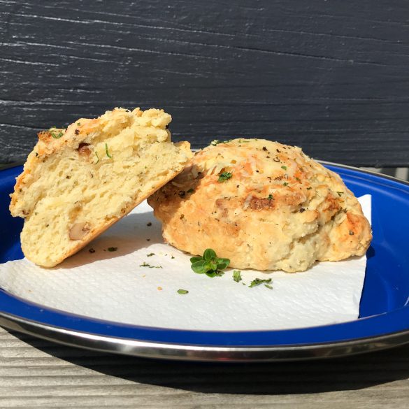 Blue Cheese and Walnut Rolls