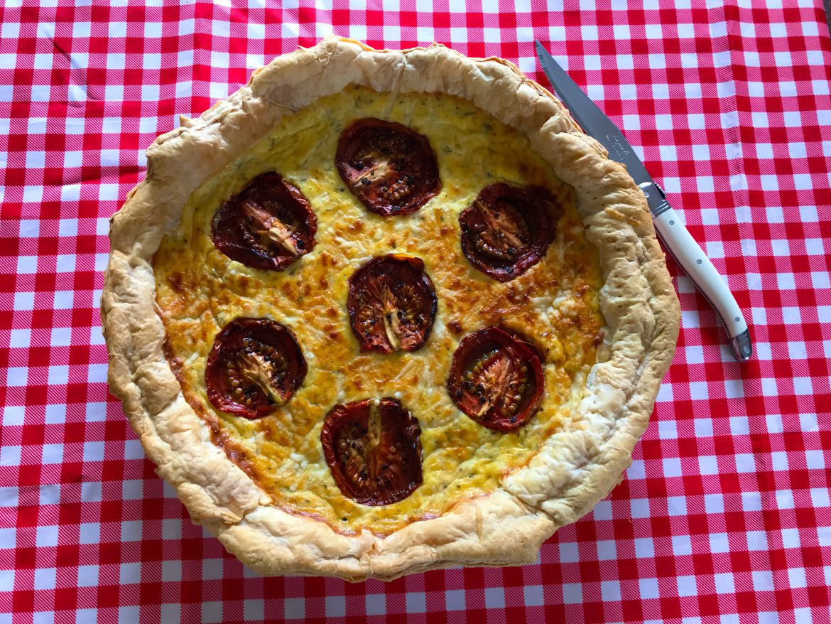 Tomato, Ricotta and Thyme Tart
