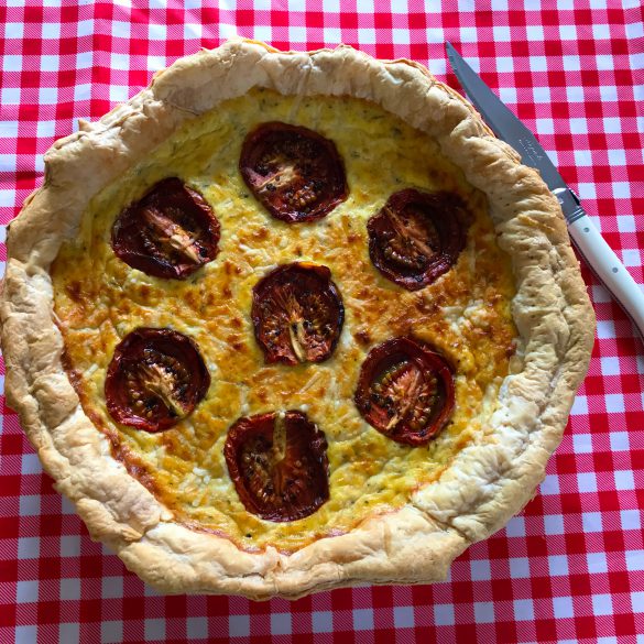 Tomato, Ricotta and Thyme Tart