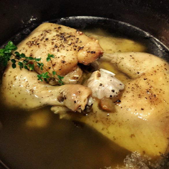 Luxuriously Simple Chicken Confit