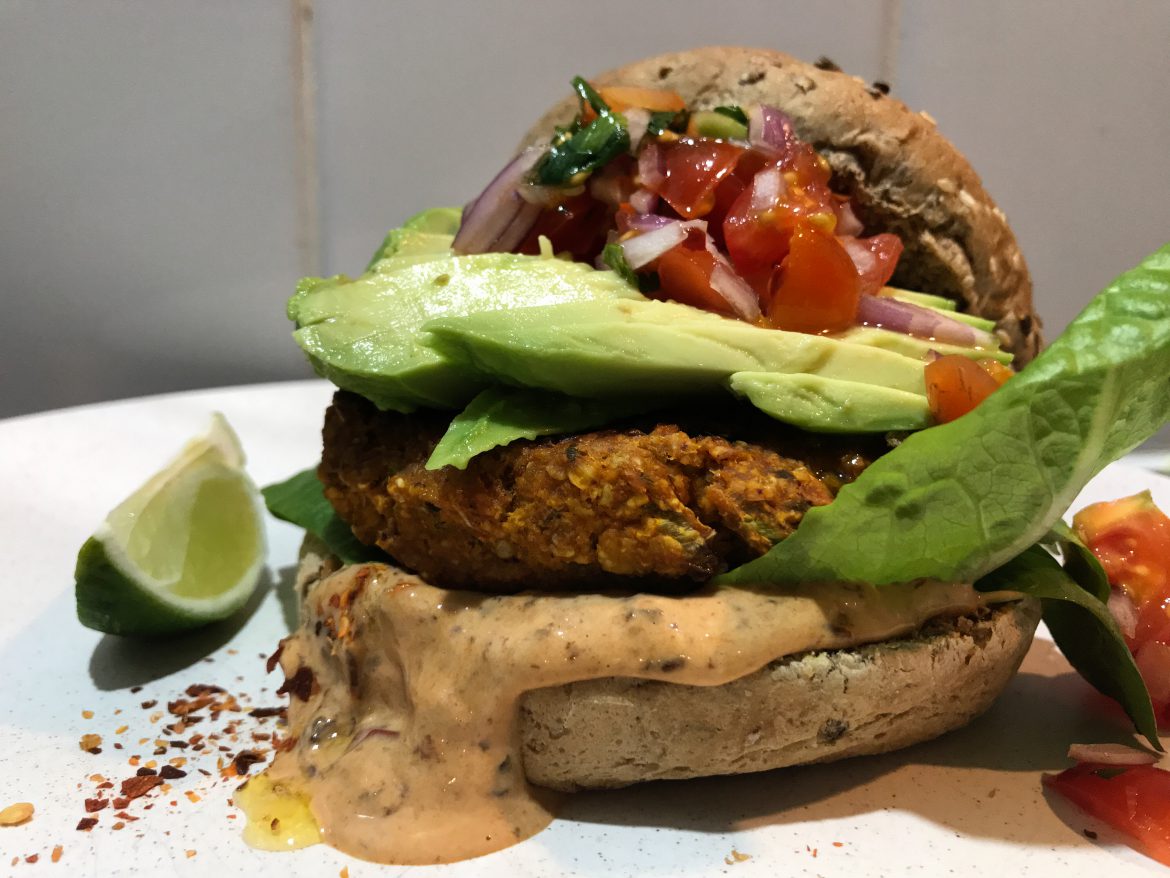 Chipotle Pumpkin Burgers