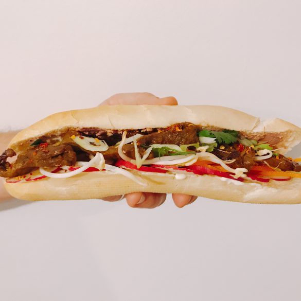 Marinated Beef Bahn Mi