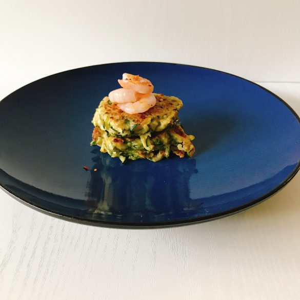 Spring Prawn Zucchini Fritters