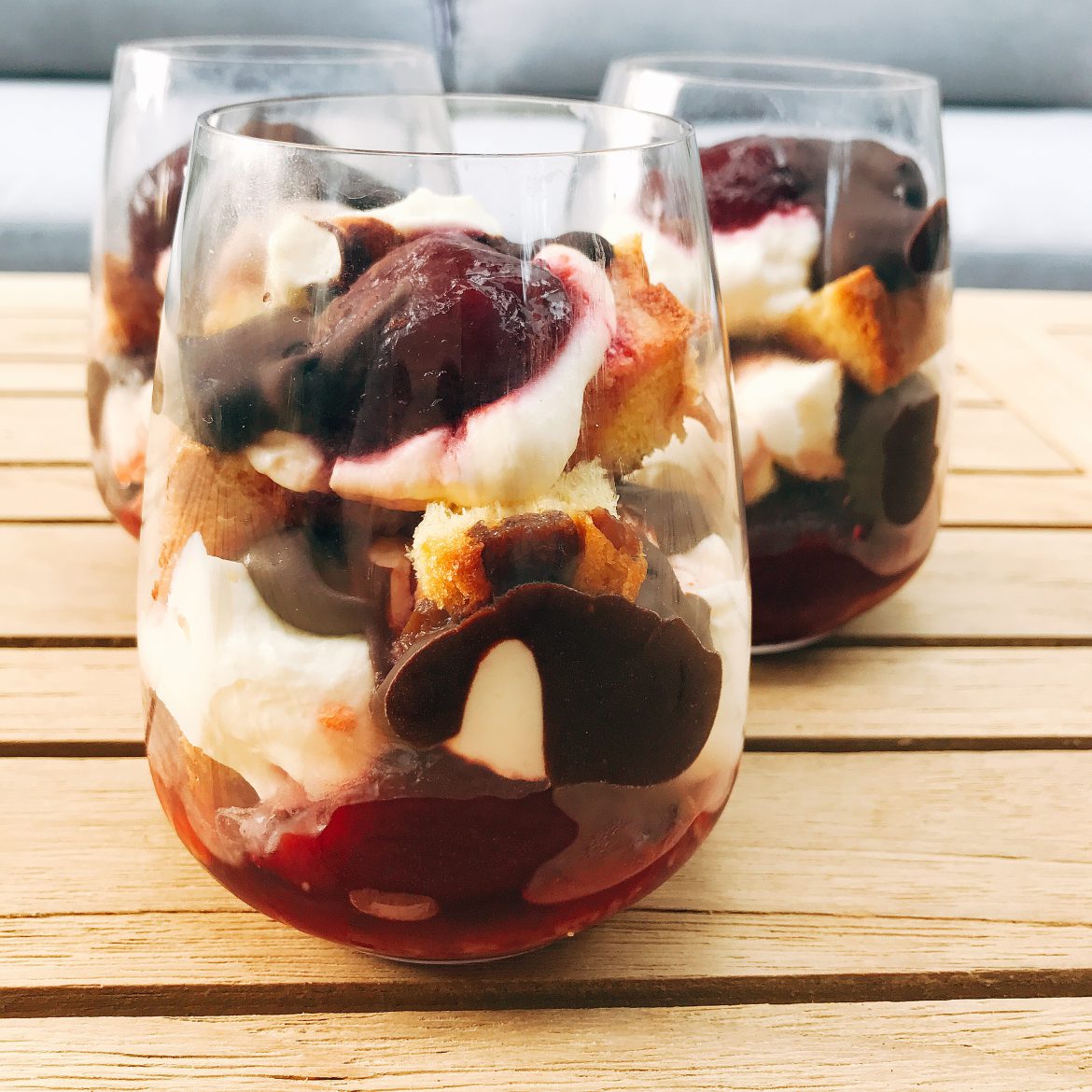 Individual Chocolate Panettone Trifles