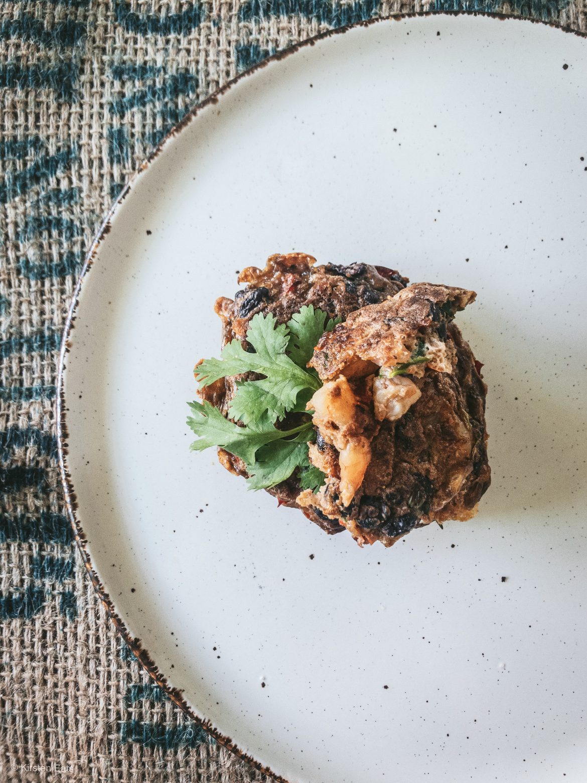 Black Bean and Prawn Fritters