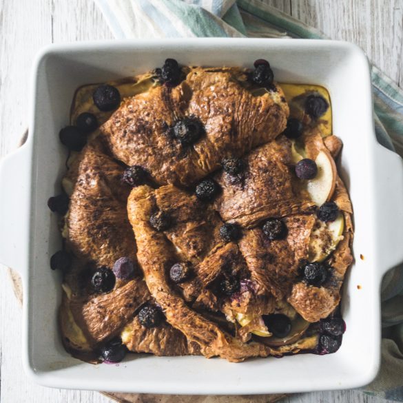 Stuffed Croissant French Toast Bake