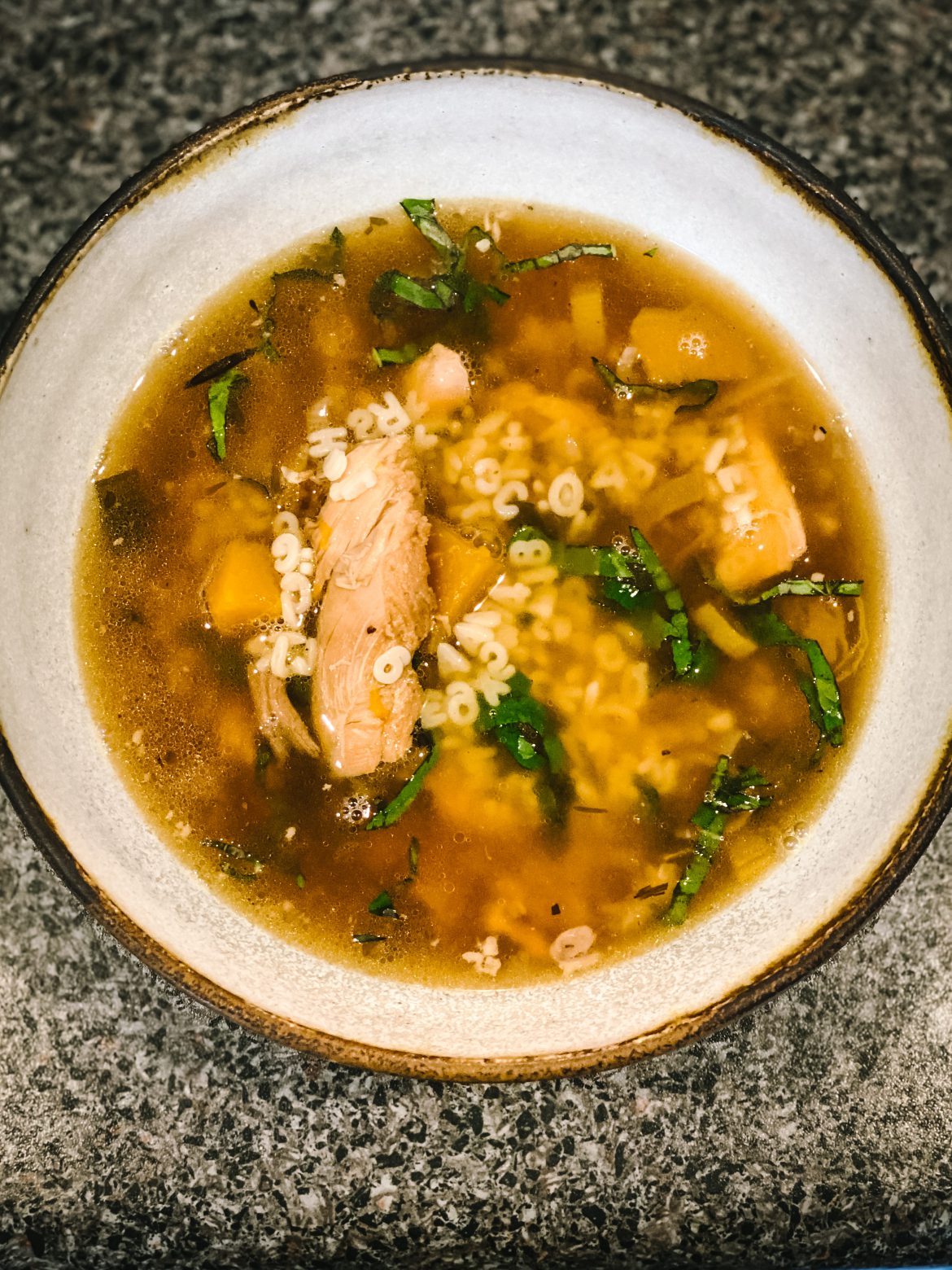 Chicken Alphabetti Soup