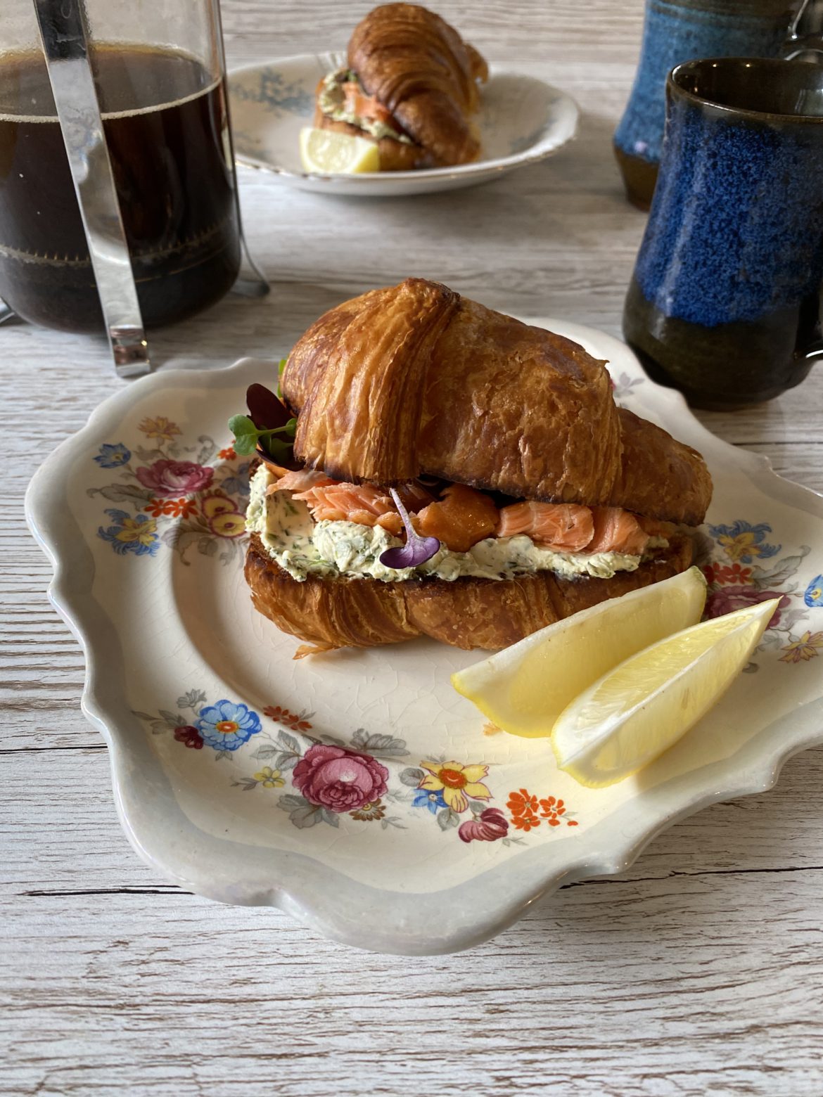 Salmon and Dill Croissants